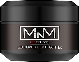 Гель камуфлирующий LED - M-in-M Gel LED Cover Light Glitter — фото N4