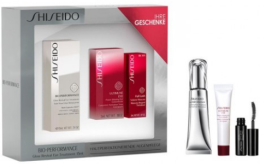 Парфумерія, косметика Набір - Shiseido Bio-Performance Glow Revival (eye/cr/5ml + eye/cr/15ml + mascara/mini/2ml)