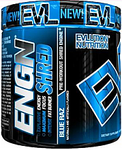 Пищевая добавка "До тренировки", ягоды - EVLution Nutrition ENGN Shred Blue Raz — фото N1