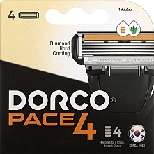 Парфумерія, косметика Змінні касети для гоління - Dorco PACE 4