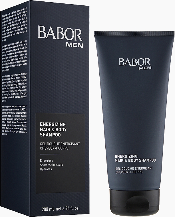 Шампунь-гель для волос и тела "Активатор энергии" - Babor Men Energizing Hair & Body Shampoo — фото N2