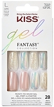 Набор накладных ногтей, размер L - Kiss Salon Gel Fantasy Partys Over — фото N1