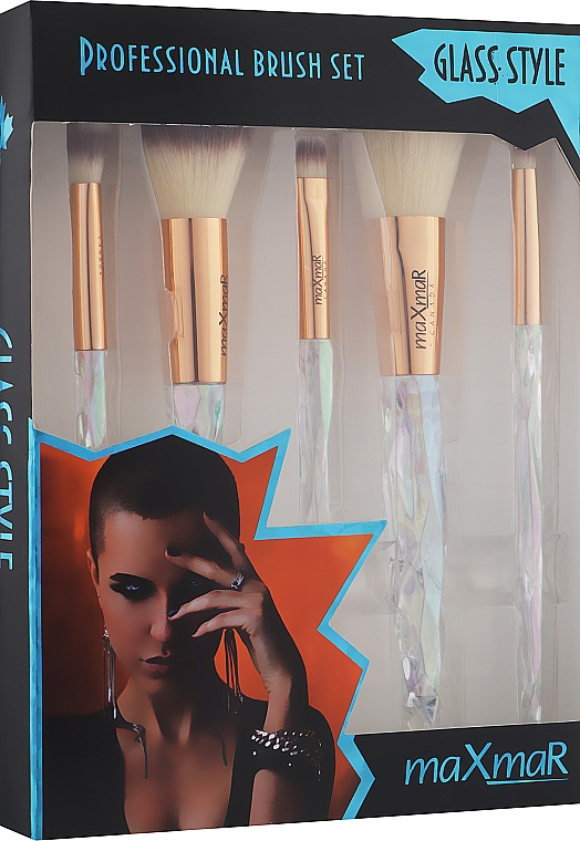 Набор кистей для макияжа MB-293, 5шт - MaxMar Brush Set — фото N2