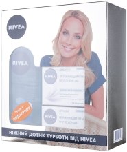 Духи, Парфюмерия, косметика Набор "Увлажняющий против морщин 2013" - NIVEA Visage Anti-Age (cr/50ml + cr/50ml + ton/200ml)