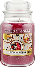Ароматическая свеча в банке - Yankee Candle Exotic Acai — фото N1