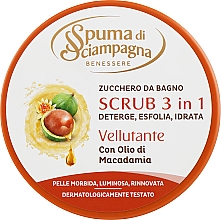 Парфумерія, косметика Скраб 3 в 1 "Олія макадамії й аргани" - Spuma di Scrub