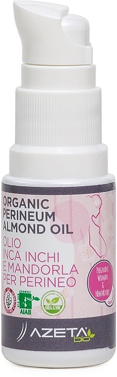 Органическое миндальное масло для подготовки к родам - Azeta Bio Organic Perineum Almond Oil — фото N2