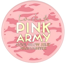 Духи, Парфюмерия, косметика Хайлайтер - Lovely Pink Army Glow Jelly Highlighter
