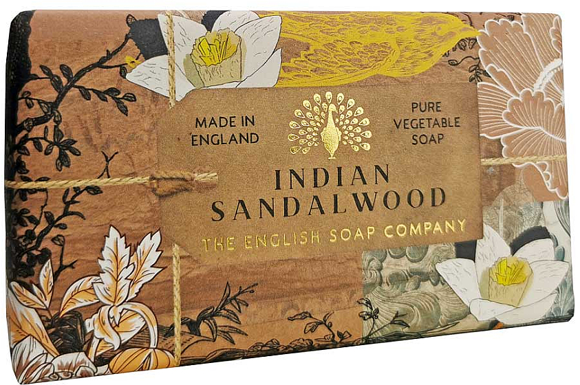 Мыло "Индийский сандал" - The English Anniversary Indian Sandalwood Soap — фото N1