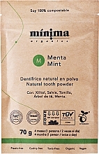 Натуральный зубной порошок в компостируемом бумажном пакете - Minima Organics Natural Tooth Powder — фото N1