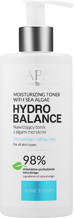 Тонік для обличчя - APIS Professional Hydro Balance Moisturizing Toner