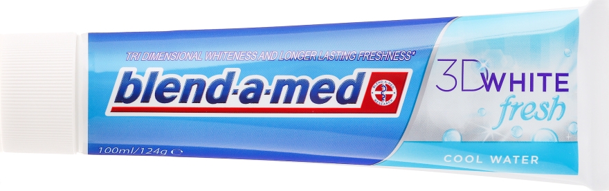 Зубная паста "Прохладная Свежесть" - Blend-a-med 3D White Fresh Cool Water Toothpaste — фото N2
