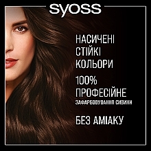 УЦЕНКА Стойкая краска для волос без аммиака с маслом-активатором - Syoss Oleo Intense * — фото N3