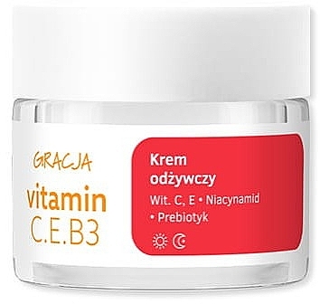 Питательный крем для лица - Gracja Vitamin C.E.B3 Cream — фото N1