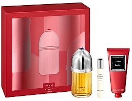 Парфумерія, косметика Cartier Pasha de Cartier Parfum - Набір (perfume/100ml + perfume/mini/10ml + sh gel/100ml)
