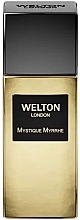 Духи, Парфюмерия, косметика Welton London Mystique Myrrhe Refillable - Духи (тестер без крышечки)