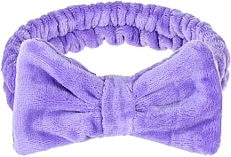 Духи, Парфюмерия, косметика Косметическая повязка для волос, сиреневая "Wow Bow" - Makeup Lilac Hair Band