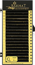 Парфумерія, косметика Накладні вії C 0,07 мм (9 мм), 20 ліній - Barhat Lashes