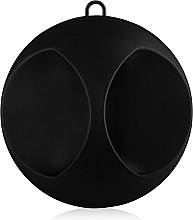 Ручне дзеркало "Elegant", чорне 25 см - Comair — фото N2