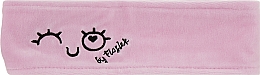 Парфумерія, косметика Косметична пов'язка на голову, рожева - Floslek