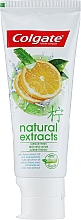 Зубная паста "Безупречная свежесть" - Colgate Natural Extracts Ultimate Fresh Lemon — фото N2