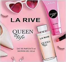 La Rive Queen Of Life - Набор (edp/75ml + sh/gel/100ml) — фото N1