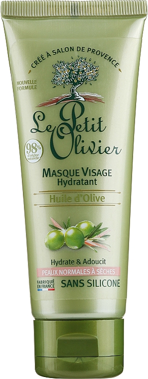 Маска для обличчя з маслом оливи - Le Petit Olivier Face Mask With Olive Oil — фото N1