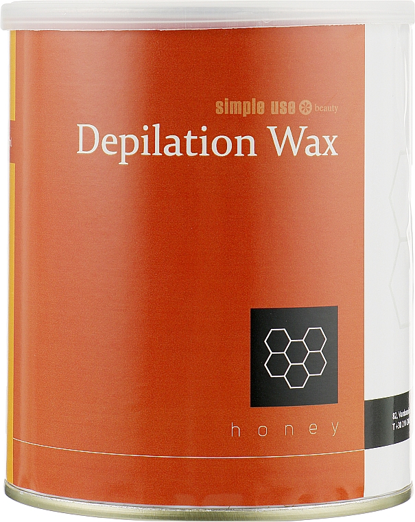 Теплый воск для депиляции в банке "Мед" - Simple Use Beauty Depilation Wax — фото N1