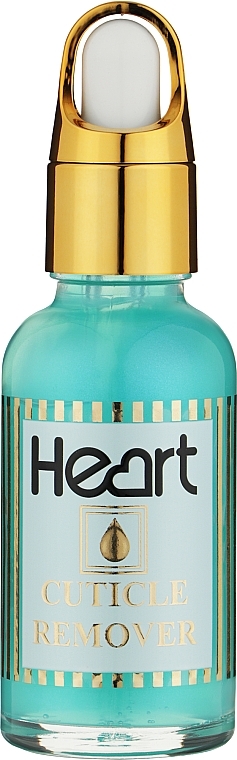 Гель кислотний для видалення кутикул, синій - Heart Cuticle Remover — фото N2