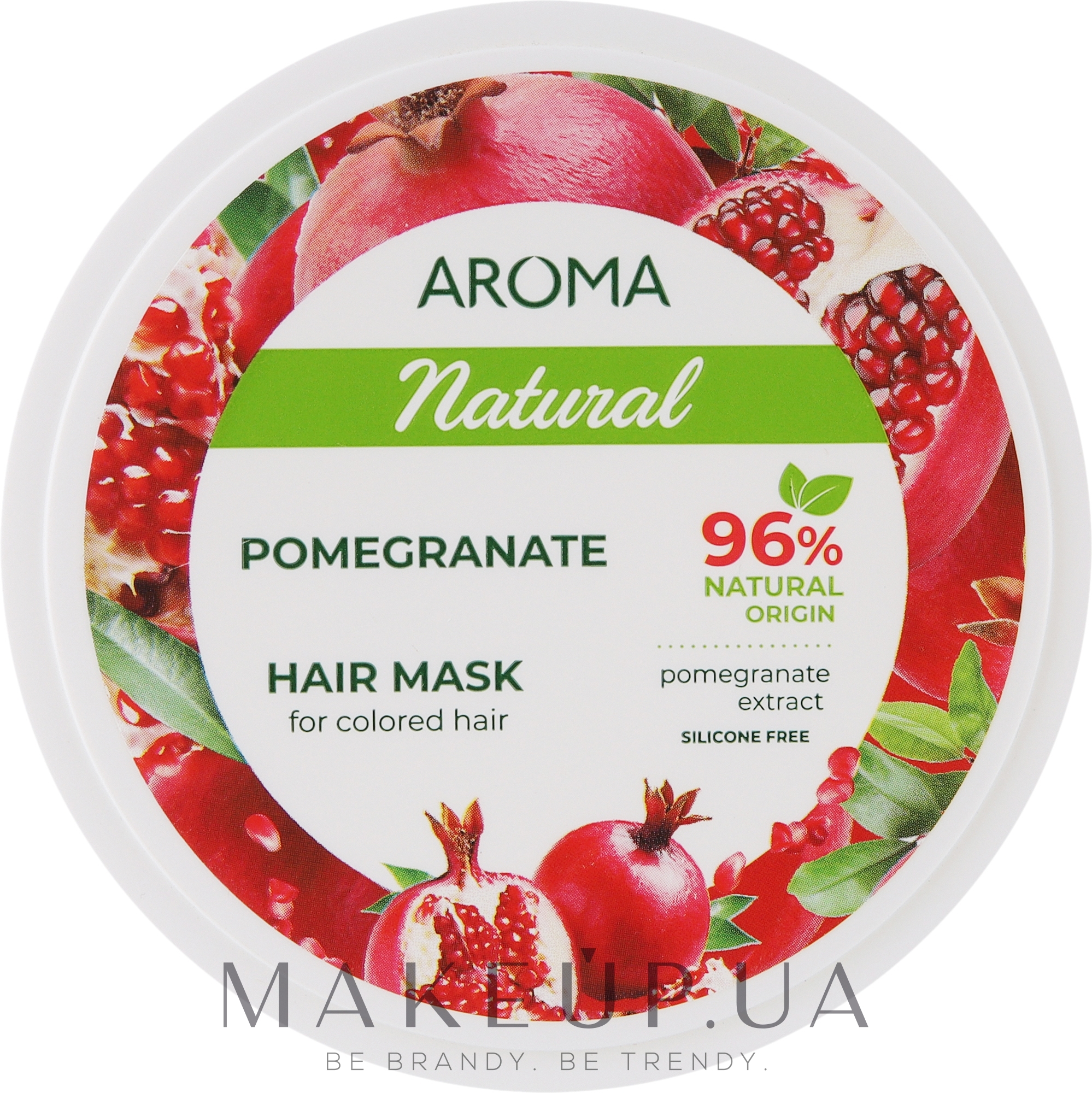 Маска для волосся "Гранат" - Aroma Natural Hair Mask Pomegranate — фото 450ml