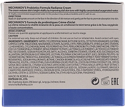 Крем для лица с пробиотиками - Holika Holika Mechnikov's Probiotics Formula Radiance Cream — фото N3