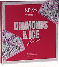 Духи, Парфюмерия, косметика Палетка теней - NYX Professional Makeup Diamonds & Ice Mega Shadow Palette