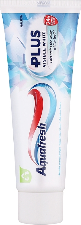 Зубна паста "Видимий ефект" - Aquafresh Plus Visible White — фото N8