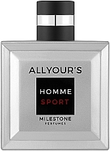 Парфумерія, косметика Milestone All Your'S Homme Sport - Парфумована вода