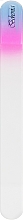 Парфумерія, косметика Пилочка кришталева для нігтів 08-1952, 195мм, фіолетово-рожева - SPL