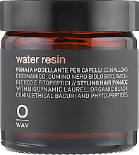 Духи, Парфюмерия, косметика Помада для укладки волос средней фиксации - Oway Man Water Resin
