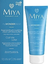 Регенерувальний живильний крем для обличчя та тіла - Miya Cosmetics My Wonder Balm Call Me Later Cream — фото N2