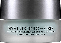 Парфумерія, косметика Крем для очей - London Botanical Laboratories Hyaluronic acid+CBD Molecular Moisture Surge Eye Cream