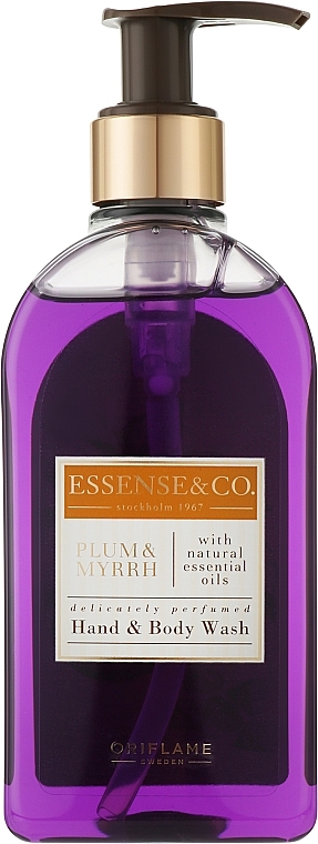 Жидкое мыло для рук и тела со сливой и миррой - Oriflame Essense & Co Hand & Body Wash Plum & Myrrh — фото N1