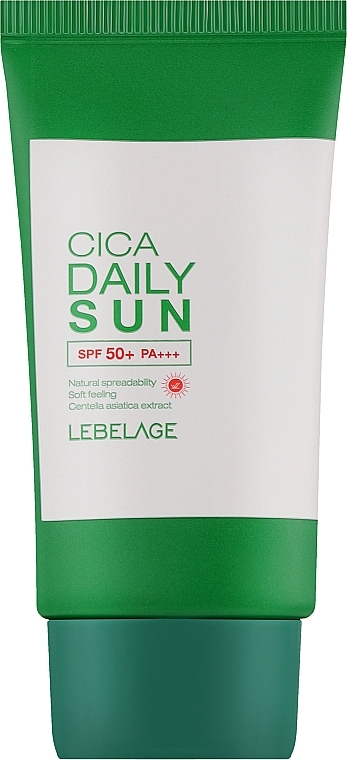 Сонцезахисний крем із центелою - Lebelage Cica Daily Sun SPF50+ PA+++ — фото N1