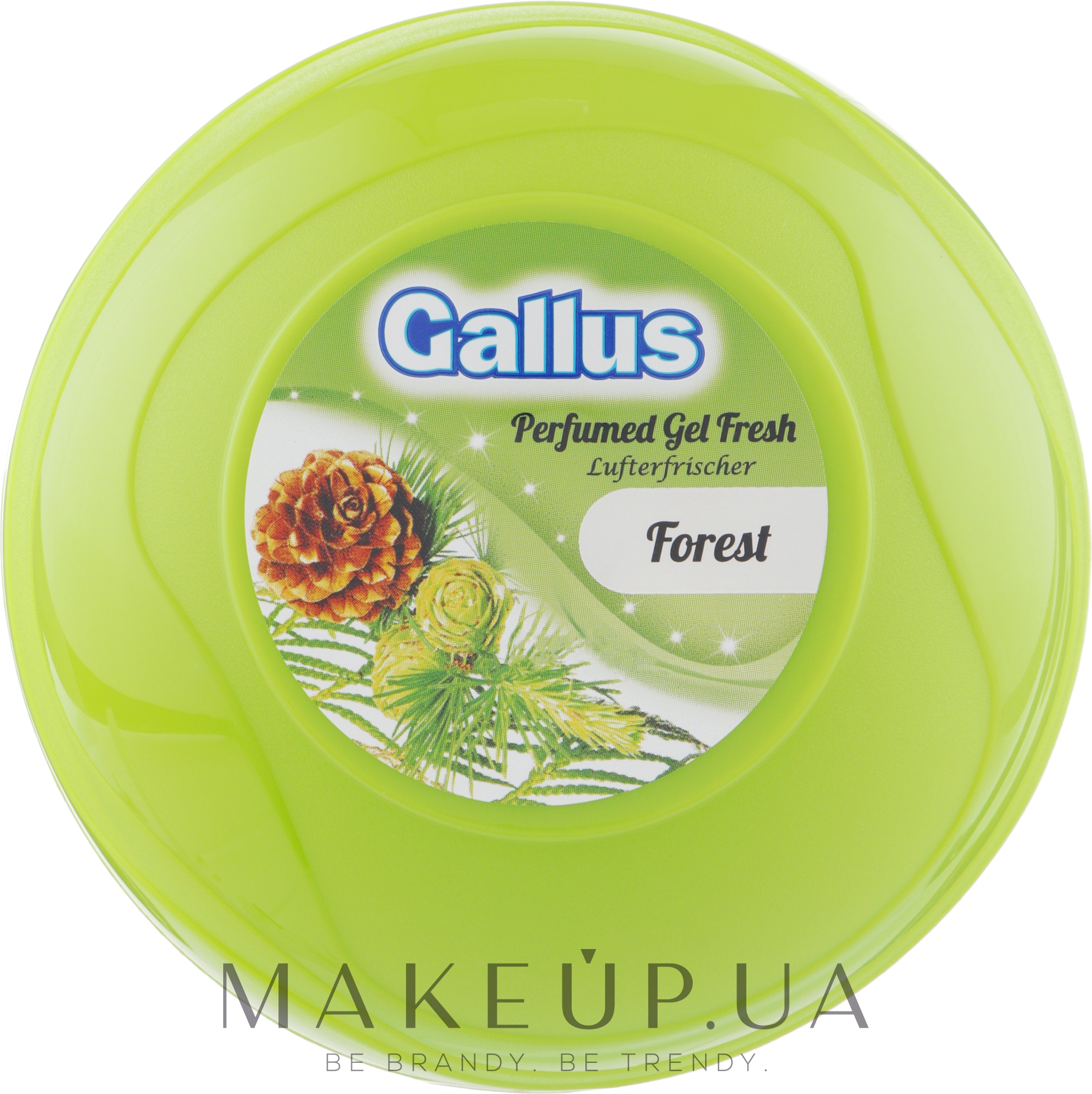 Гелевий освіжувач повітря "Ліс" - Gallus Perfumed Gel Fresh Forest — фото 150g