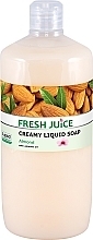 Парфумерія, косметика Крем-мило із зволожуючим молочком "Мигдаль" - Fresh Juice Almond