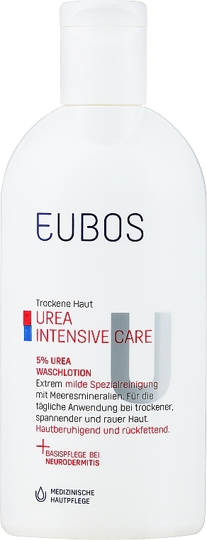 Лосьйон для душу - Eubos Med Dry Skin Urea 5% Washing Lotion — фото N1