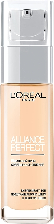 Легкий тональный крем для лица с гиалуроновой кислотой - L'Oreal Paris Alliance Perfect