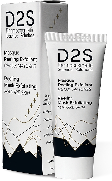 Пілінг-маска для обличчя "Відлущувальна" - D2S Anti Ageing Peeling Mask Exfoliatin — фото N1