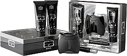 New Brand Extasia Black - Набор (edt/100ml + edt/15ml + ash/130ml + sh/gel/130ml) — фото N1