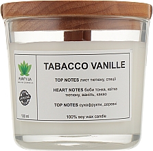 Аромасвічка "Tabacco Vanille", у склянці - Purity Candle — фото N1