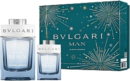 Духи, Парфюмерия, косметика Bvlgari Man Glacial Essence - Набор (edp/100ml + edp/15ml)