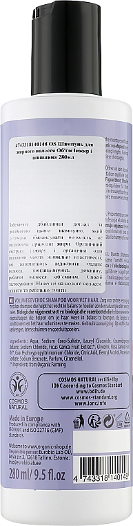 Шампунь для волос "Инжир и шиповник" - Organic Shop Shampoo — фото N4