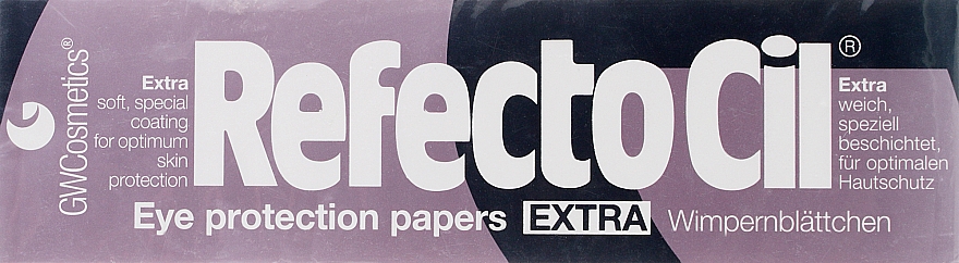 Бумажные лепестки под ресницы (80шт) - RefectoCil Eye Protection Papers Extra — фото N1